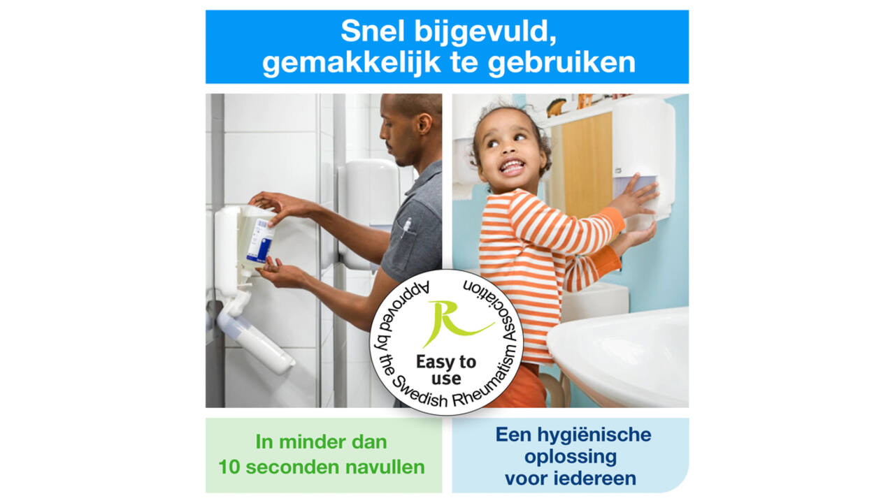 Handzeep Tork S1 Premium vloeibaar 1000ml gevoelige huid 420701