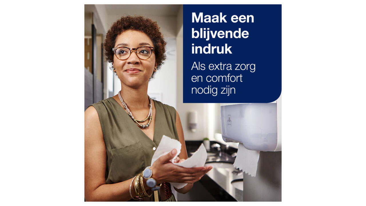 Handdoekrol Tork H1 Matic Premium 2-laags 100m wit 290016