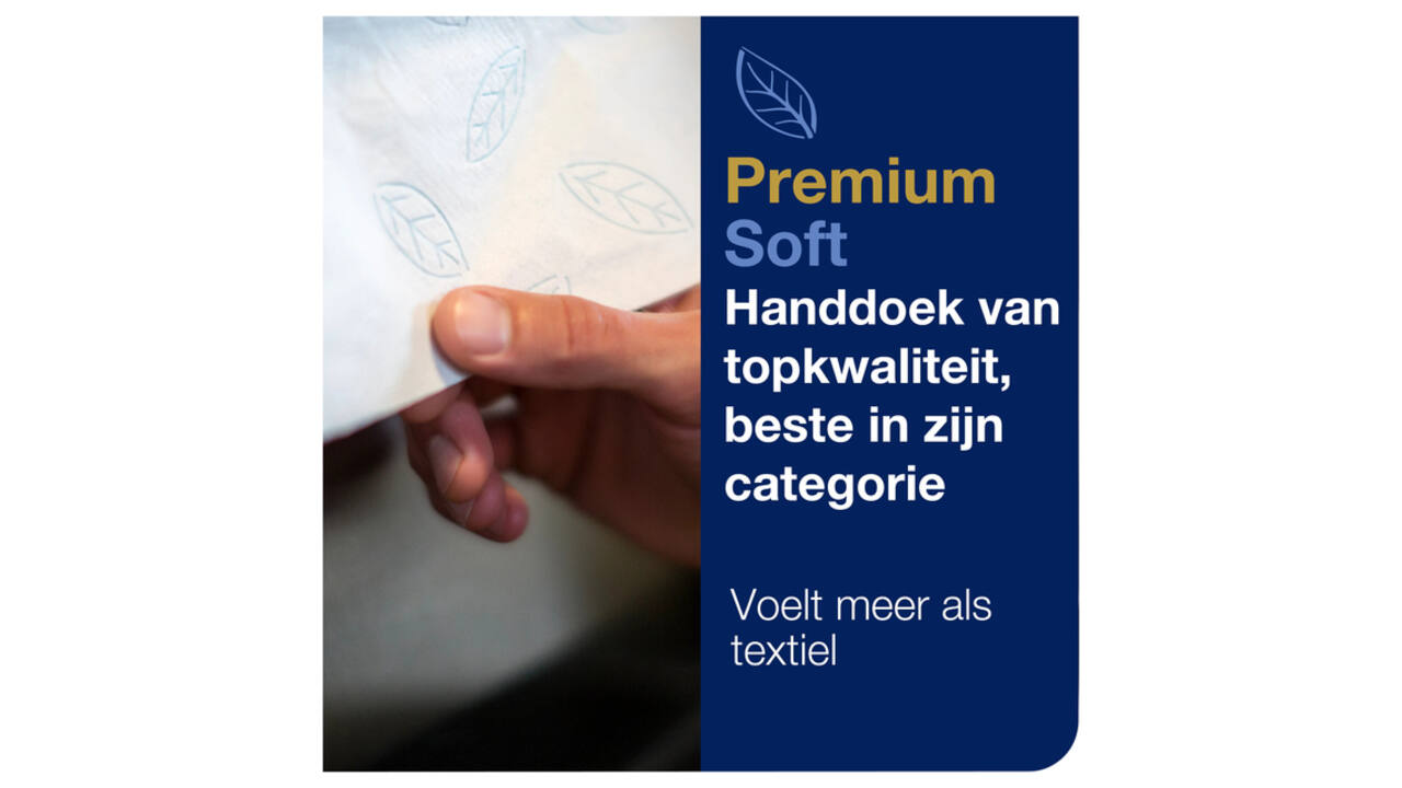 Handdoekrol Tork H1 Matic Premium 2-laags 100m wit 290016