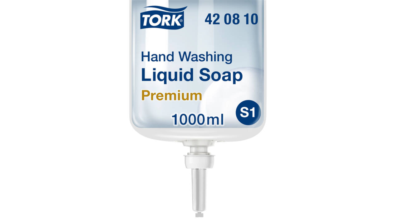 Handzeep Tork S1 Premium vloeibaar ongeparfumeerd 1000ml 420810