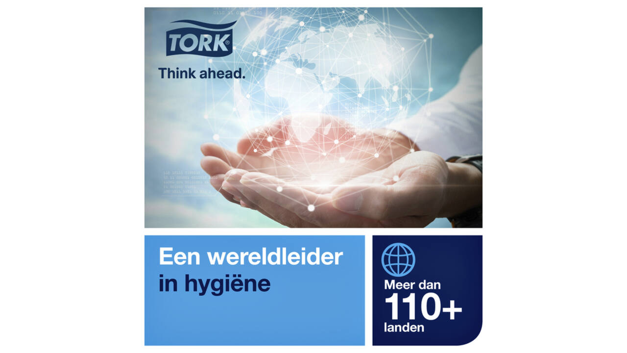 Handdoekdispenser Tork H3 Elevation wit 553000
