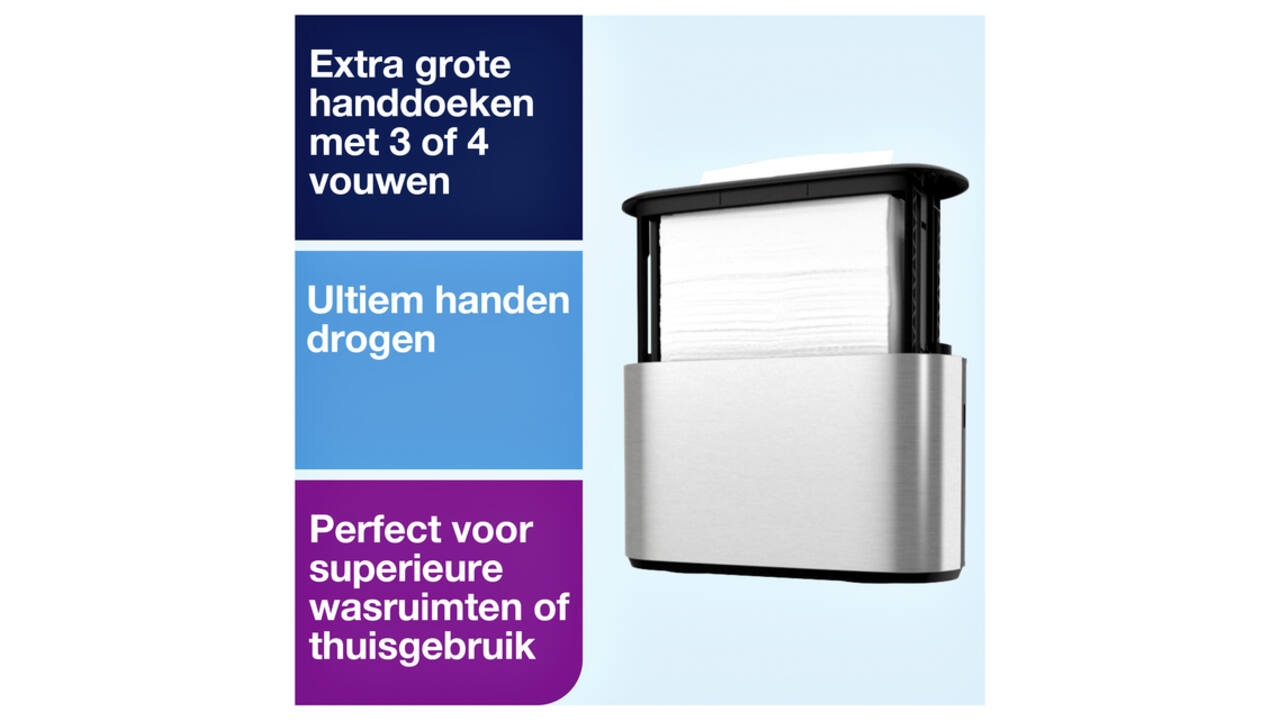 Handdoekdispenser Tork H2 Image Line Xpress countertop zilver 460005
