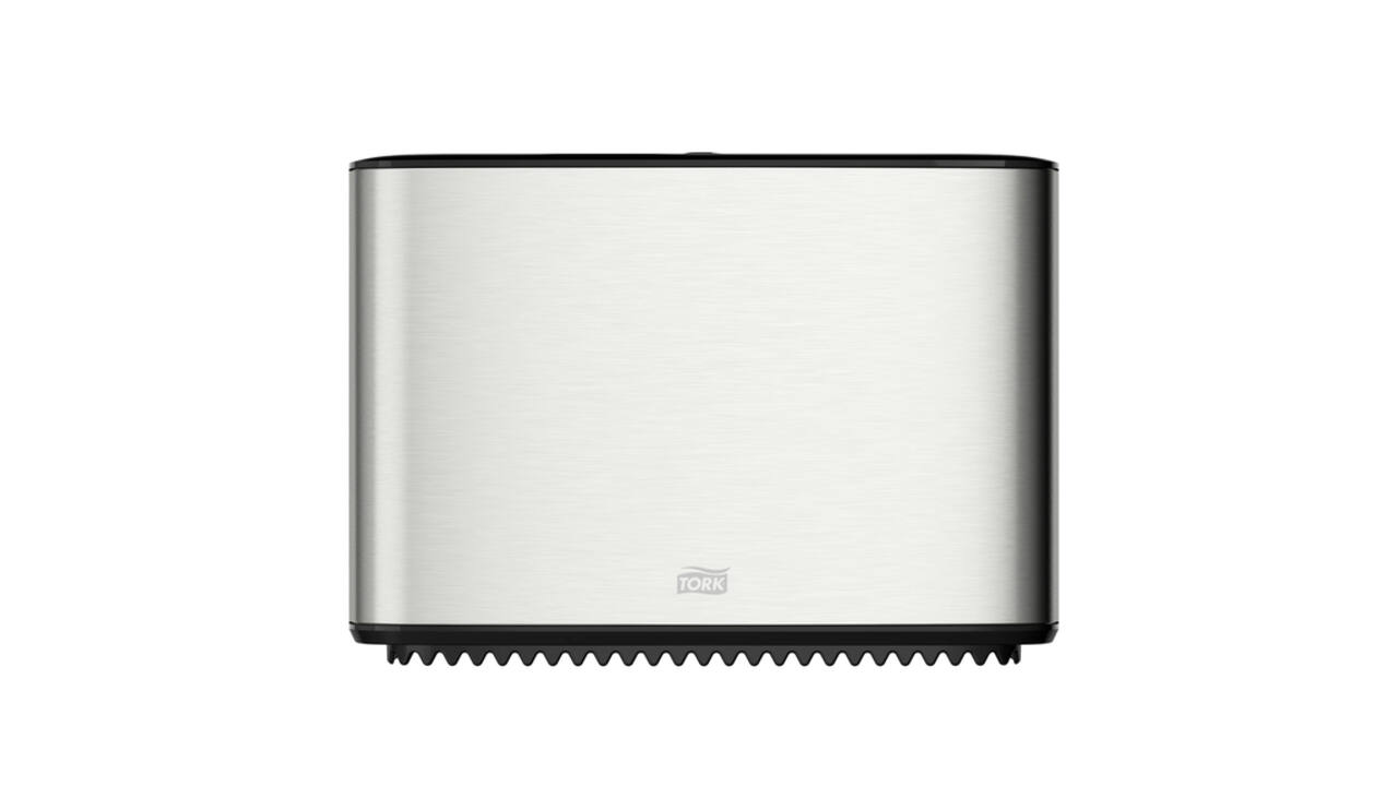 Toiletpapierdispenser Tork T2 Image Line jumbo klein zilver 460006