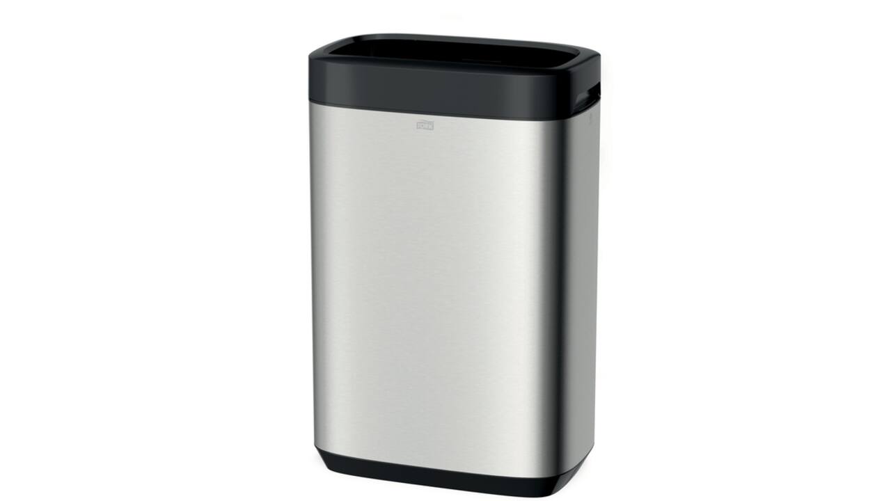 Afvalbak Tork B1 Image Line 50 liter zilver 460011