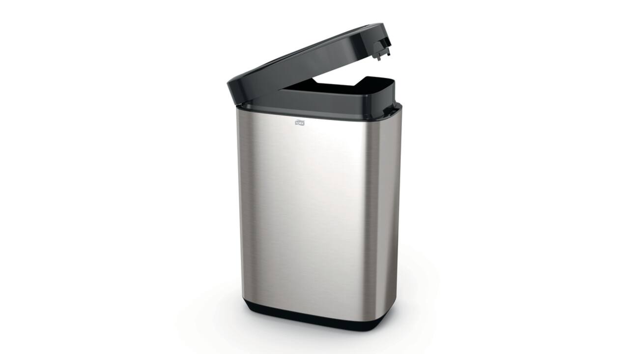 Afvalbak Tork B1 Image Line 50 liter zilver 460011