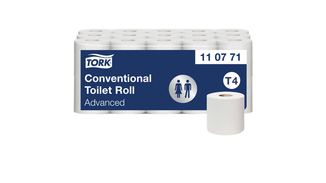 Toiletpapier Tork T4 Advanced 2-laags 400 vel wit 110771