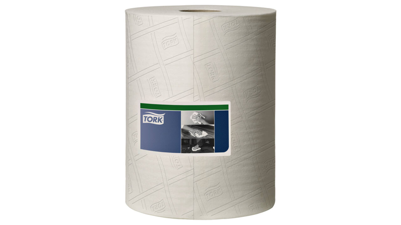 Reinigingsdoek Tork W2 Premium 1-laags 152m wit 510137