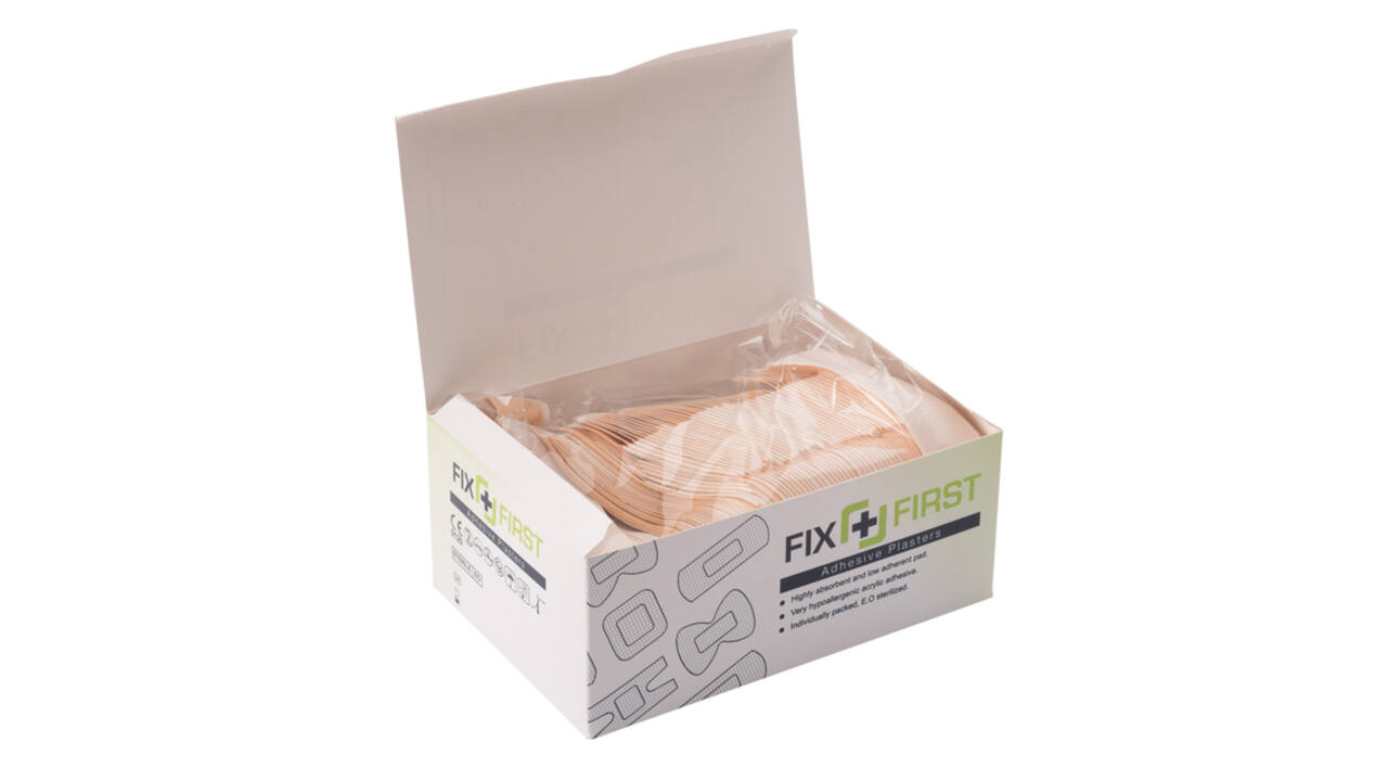 Vingerpleister FixFirst elastisch 2x18cm 100 stuks