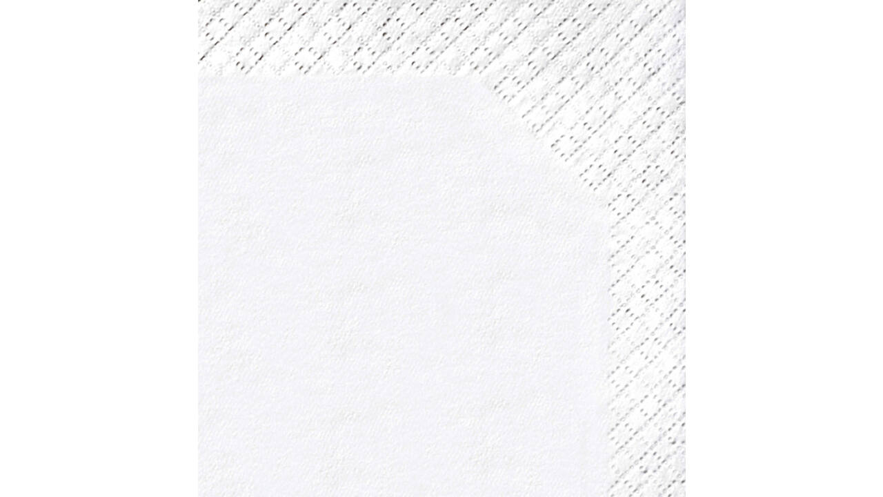Zakdoek Satino Prestige 4-laags 15x10 vel wit 113940