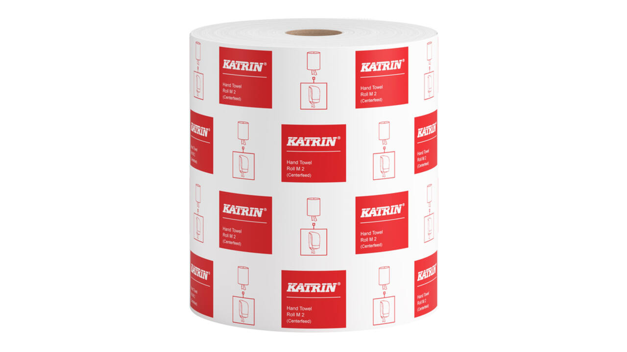 Poetspapier Katrin medium 2-laags 500 vel wit 481911