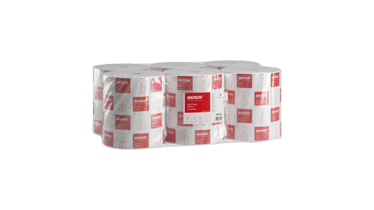 Poetspapier Katrin medium 2-laags 500 vel wit 481911