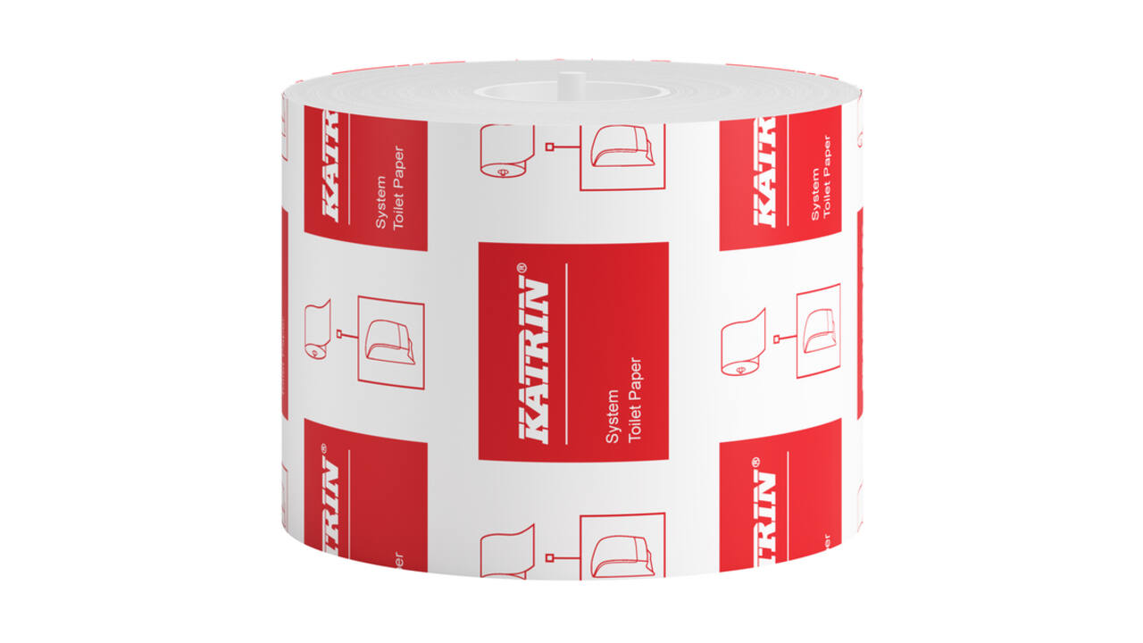 Toiletpapier Katrin systeemrol 2-laags 92m wit 103424