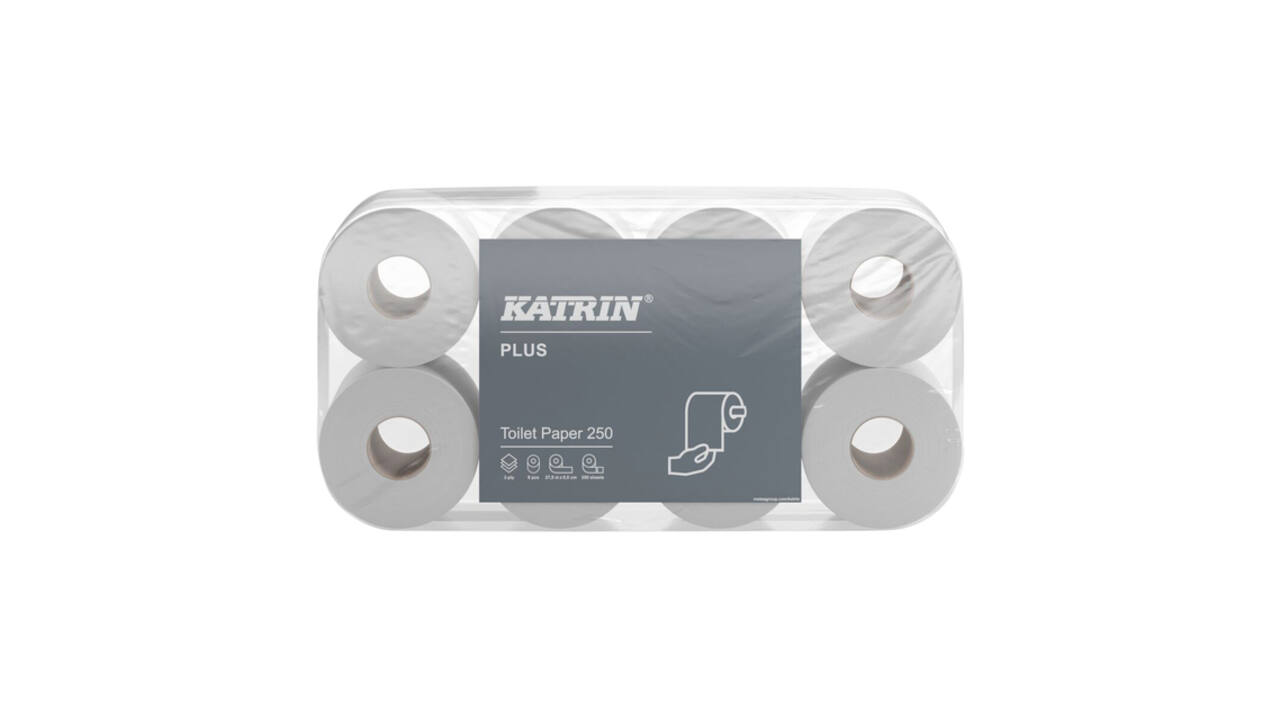 Toiletpapier Katrin 3-laags 250 vel wit 11711