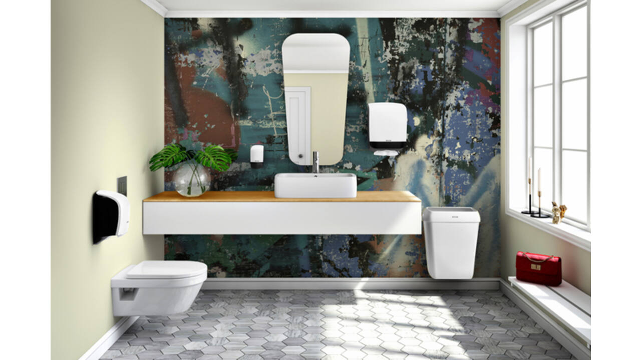 Damesverbandzakdispenser Katrin wit 91875