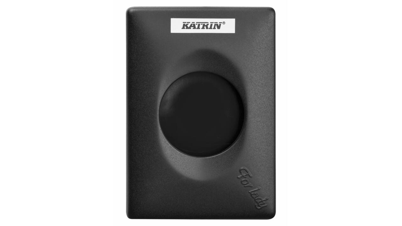 Damesverbandzakdispenser Katrin zwart 92247
