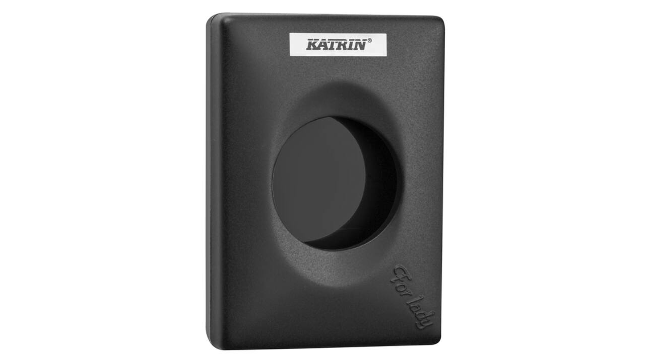 Damesverbandzakdispenser Katrin zwart 92247
