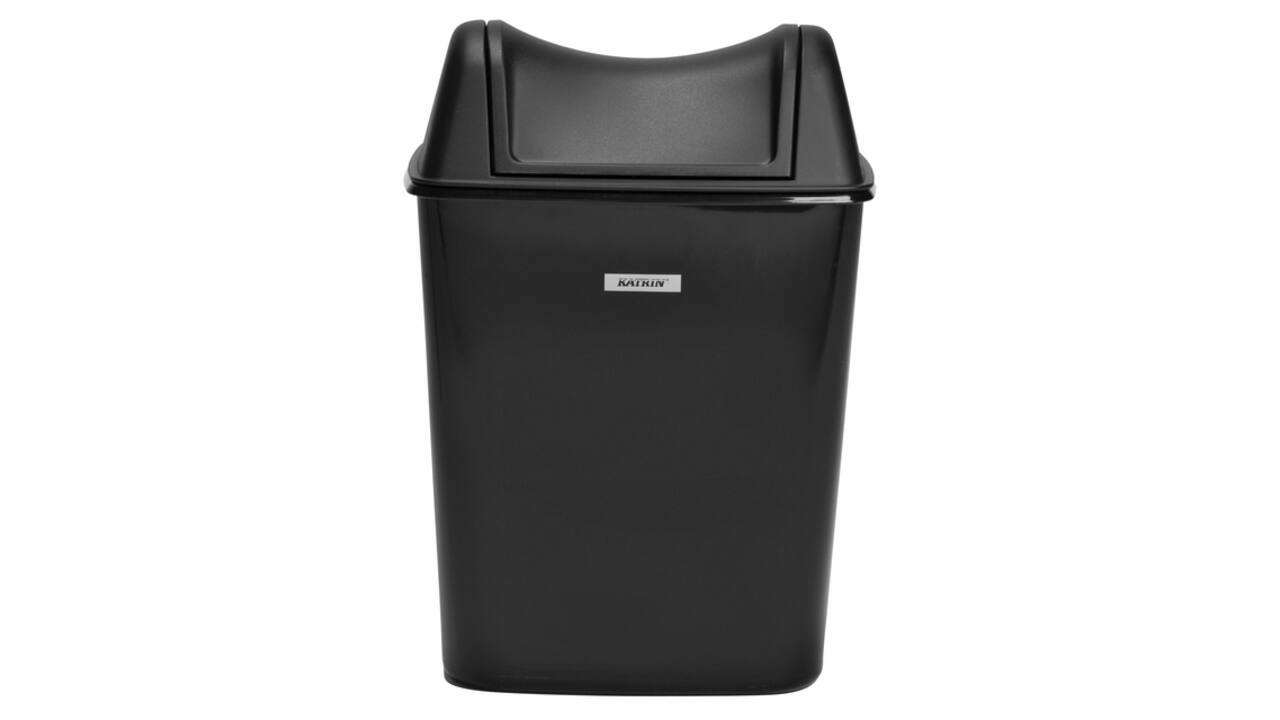 Dameshygiënebak Katrin 8 liter zwart 92223