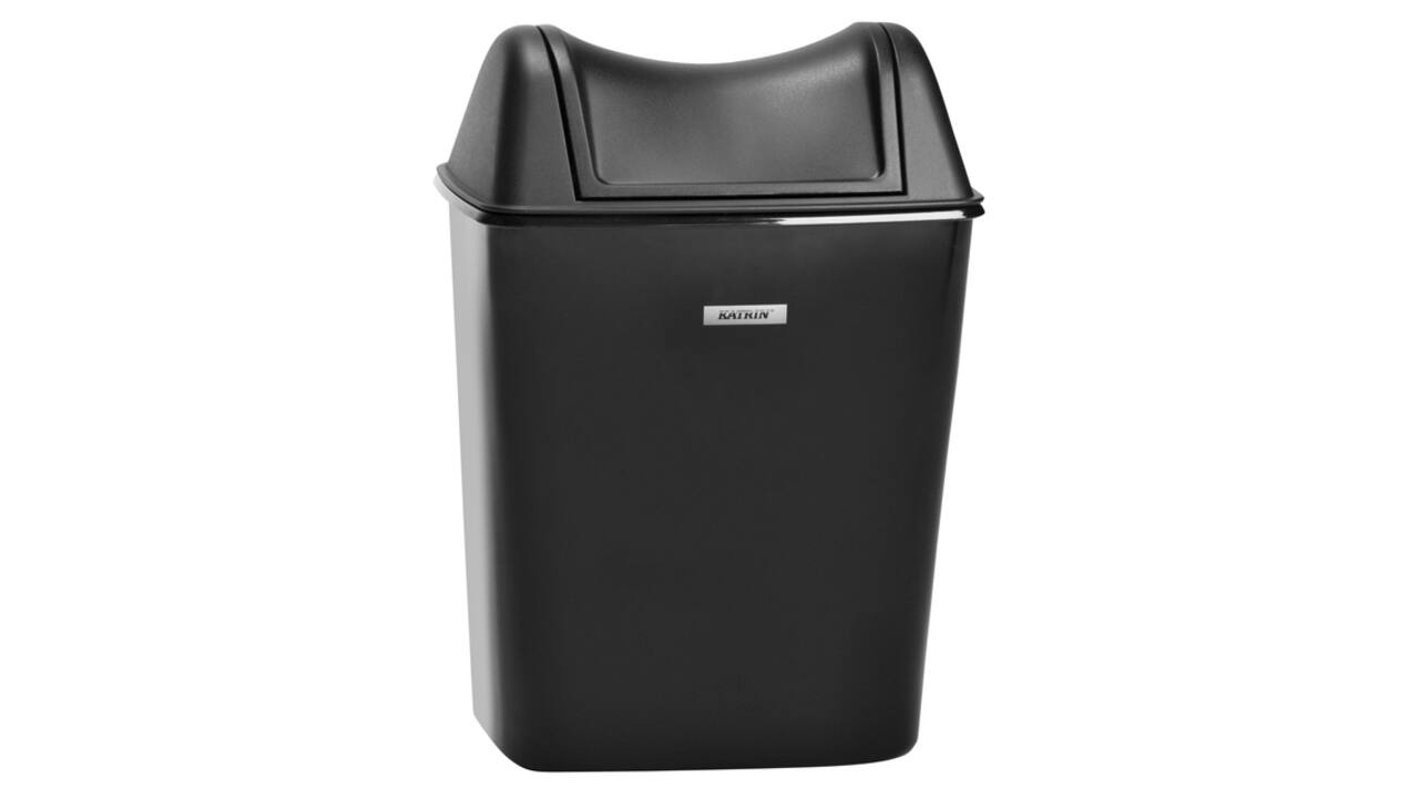 Dameshygiënebak Katrin 8 liter zwart 92223