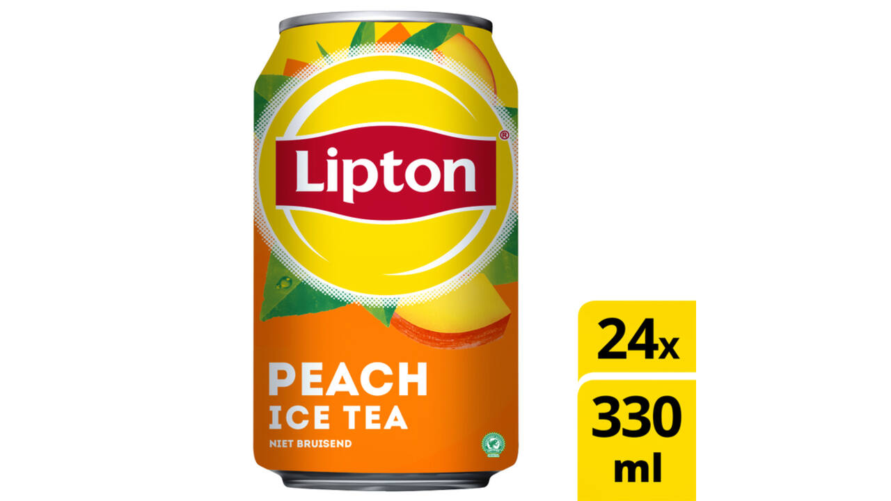 Frisdrank Lipton Ice Tea peach blik 330ml