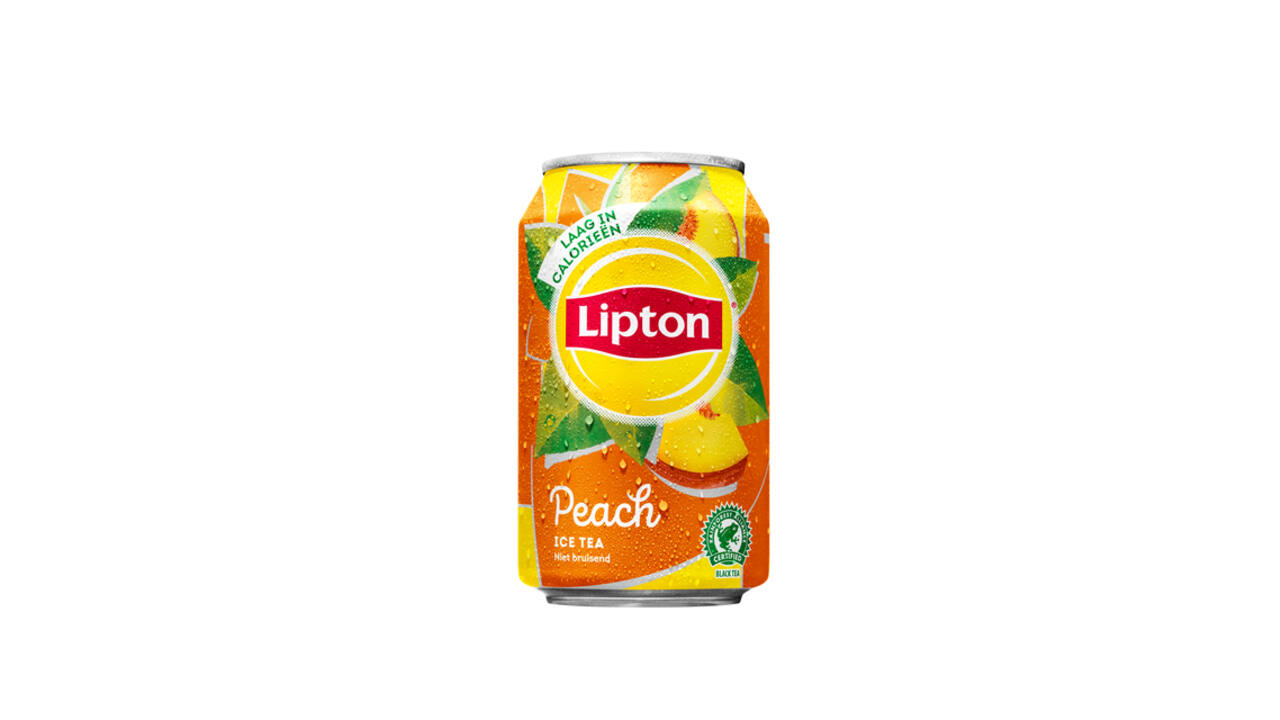 Frisdrank Lipton Ice Tea peach blik 330ml