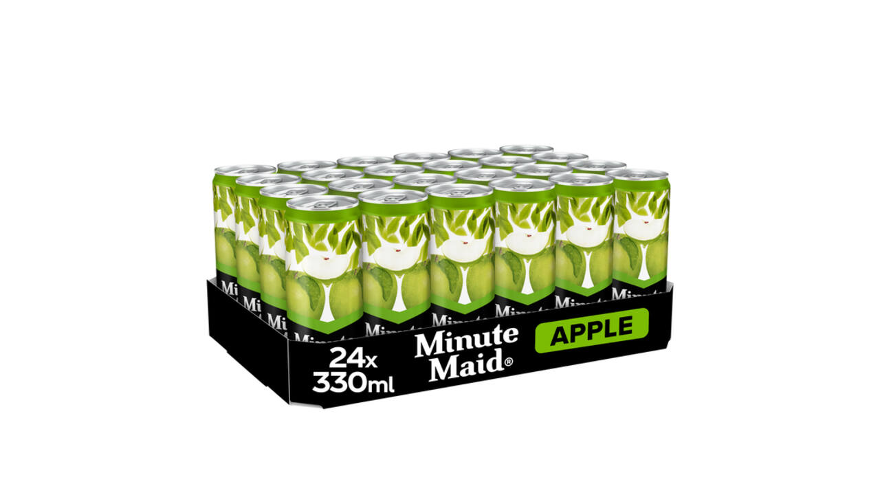 Frisdrank Minute Maid appelsap blik 330ml
