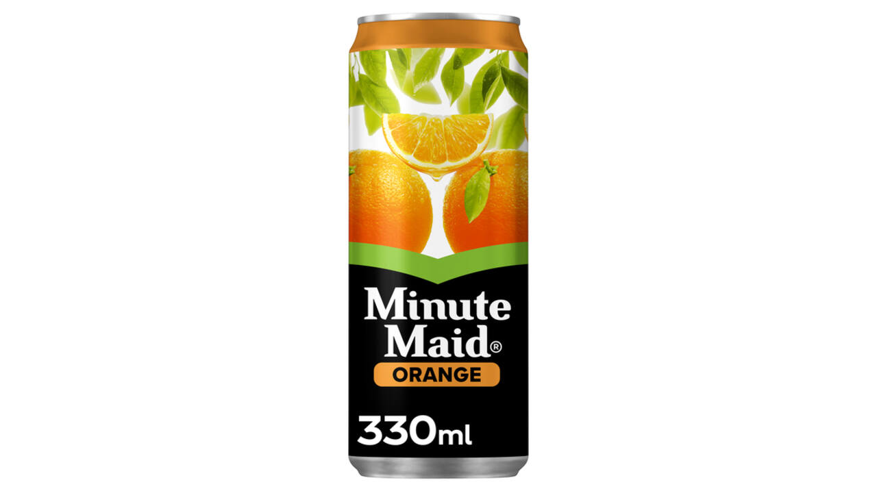Frisdrank Minute Maid orange nectar blik 330ml