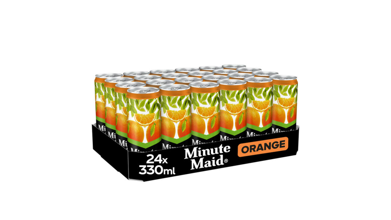 Frisdrank Minute Maid orange nectar blik 330ml