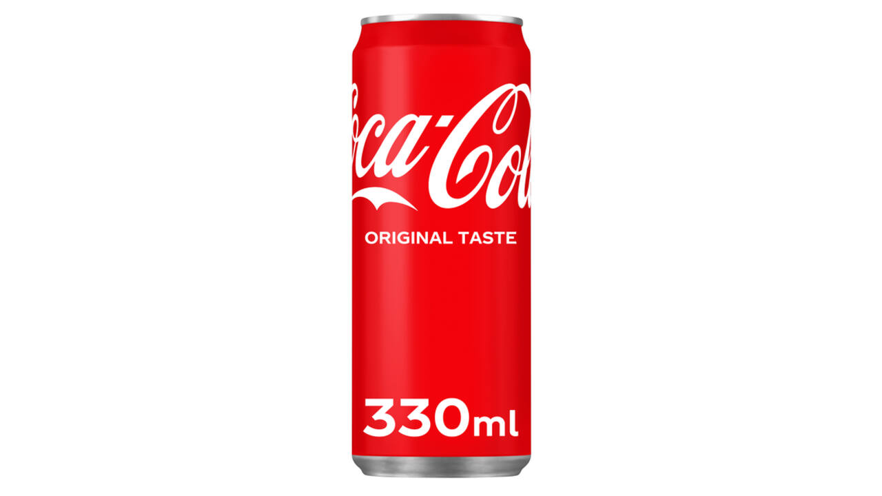 Frisdrank Coca Cola Regular blik 330ml