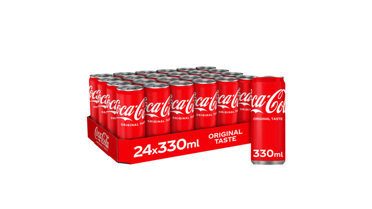 Frisdrank Coca Cola Regular blik 330ml