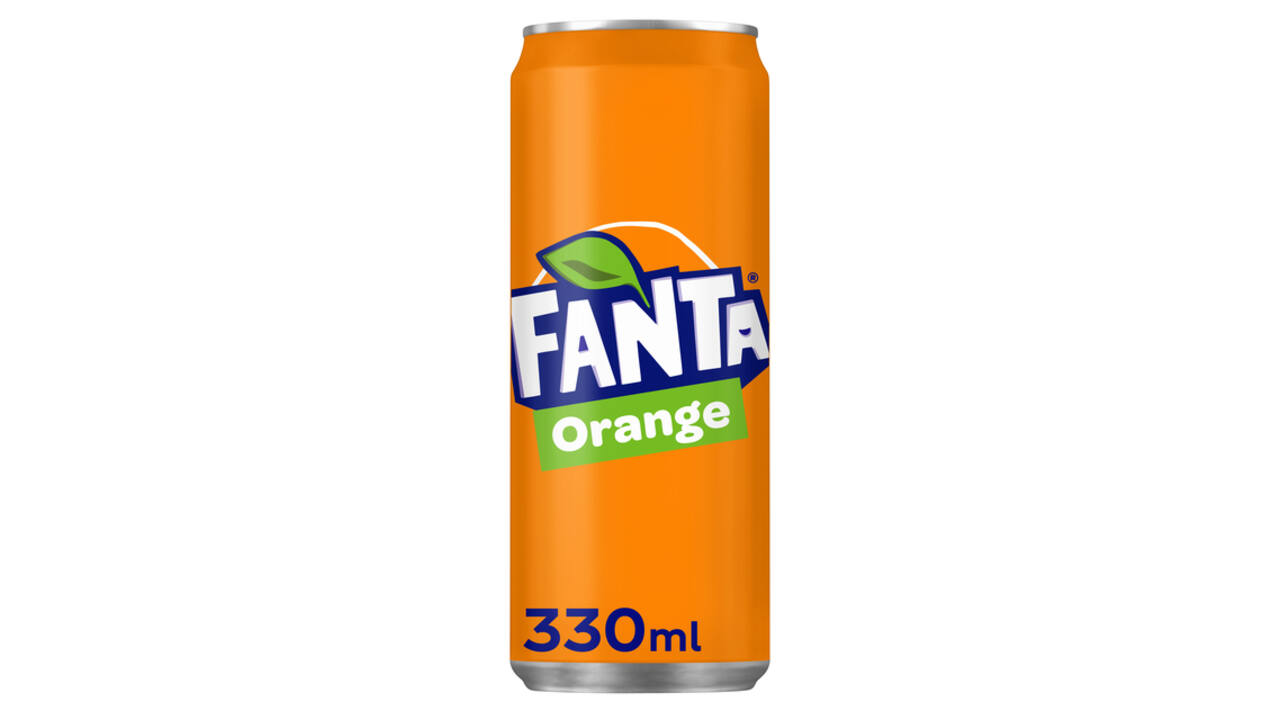 Frisdrank Fanta orange blik 330ml