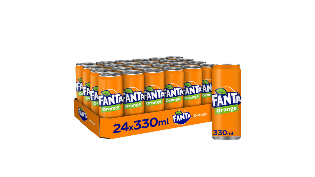 Frisdrank Fanta orange blik 330ml
