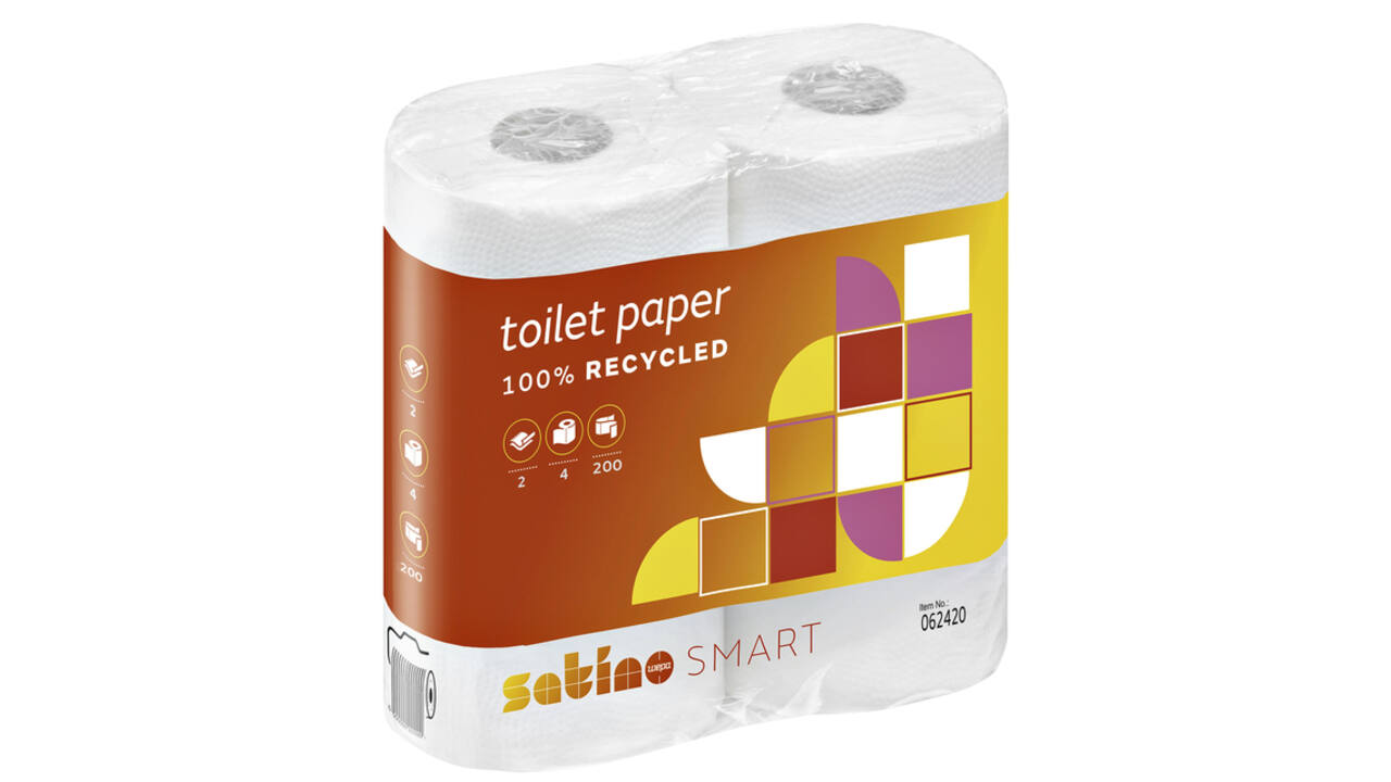 Toiletpapier Satino MT1 Smart 2-laags 200 vel wit 062420