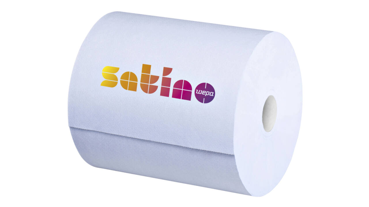 Poetspapier Satino CR1 Comfort 2-laags 1000 vel blauw 305310