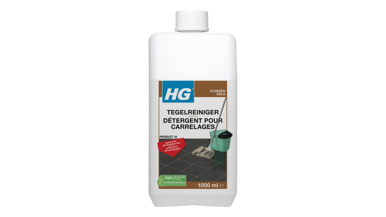Vloerreiniger HG voor tegelvloeren 1l