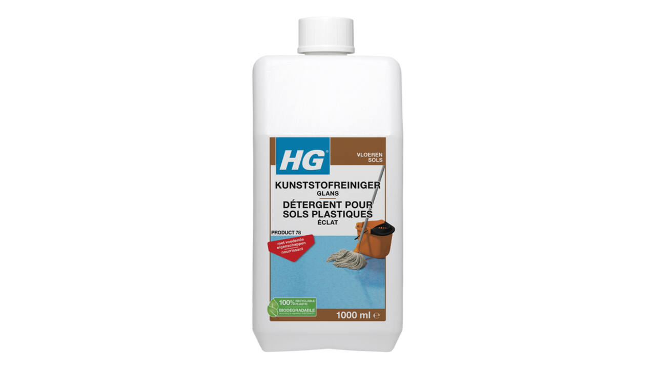 Vloerreiniger HG voor kunststof vloeren 1l