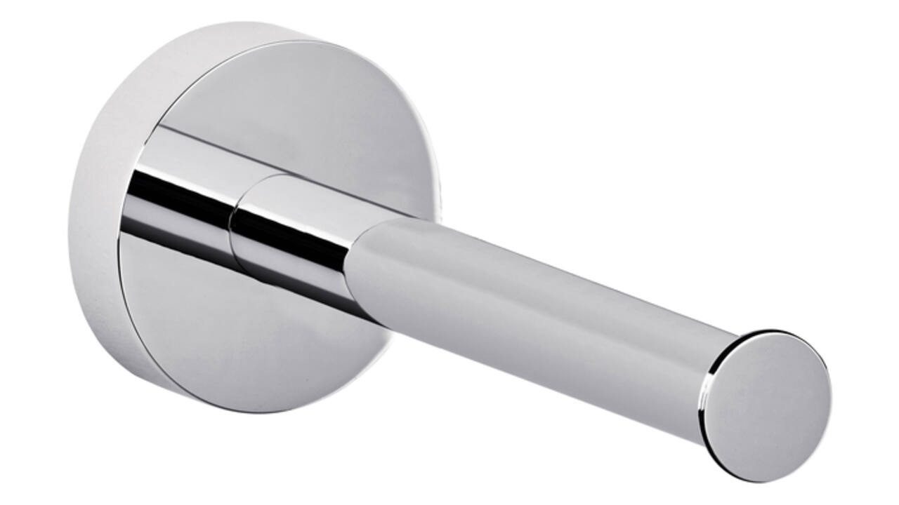 Reserverolhouder tesa® Smooz hoogglans verchroomd metaal zelfklevend