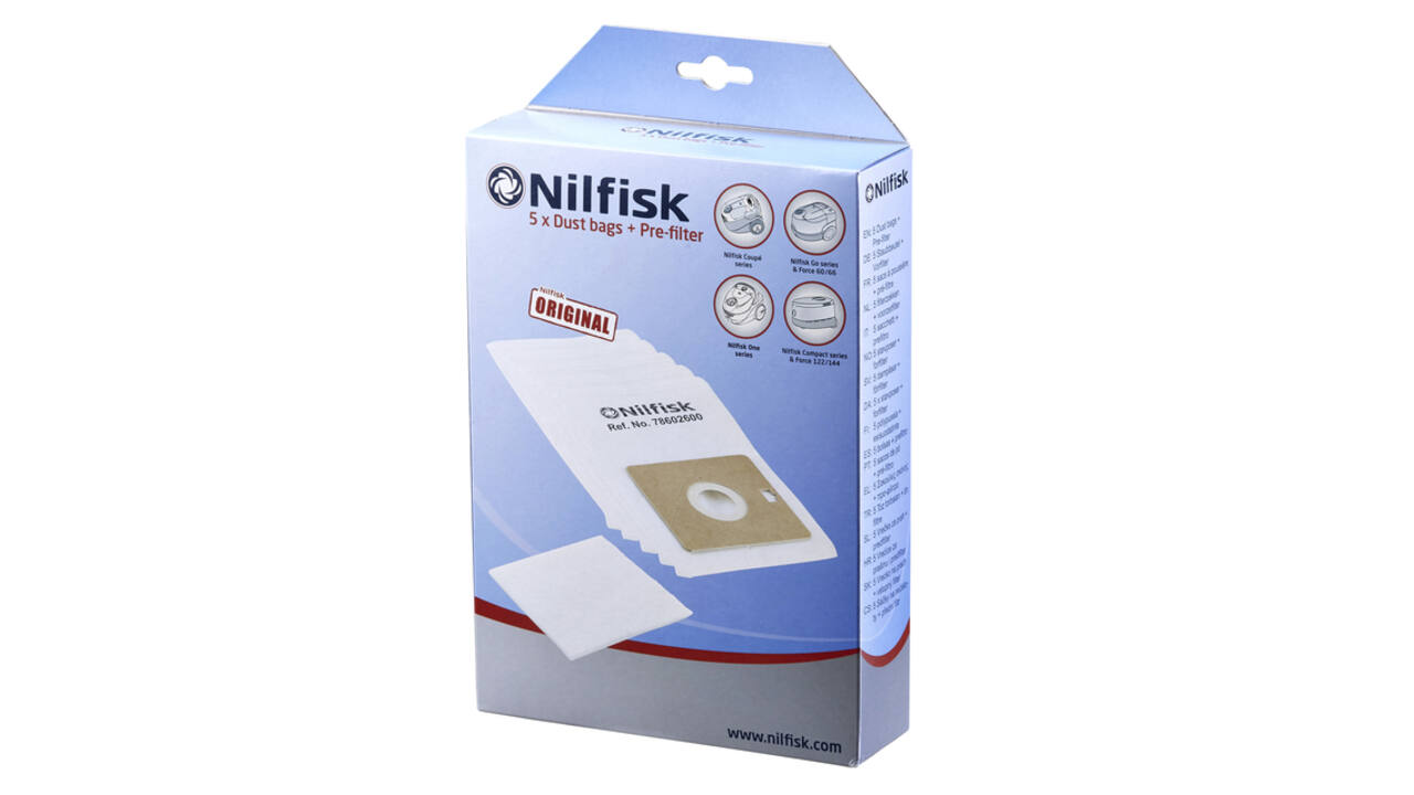 Stofzuigerzak Nilfisk One en Coupe 5 stuks