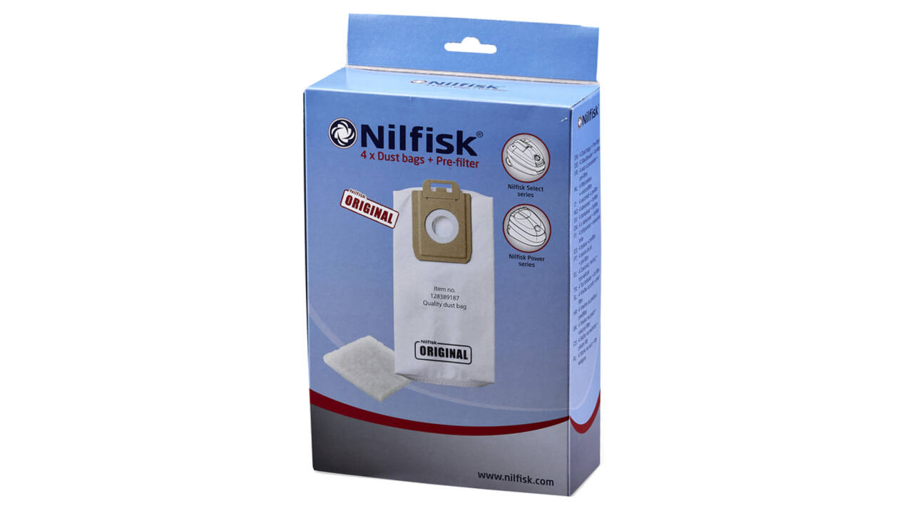 Stofzuigerzak Nilfisk Select 4 stuks