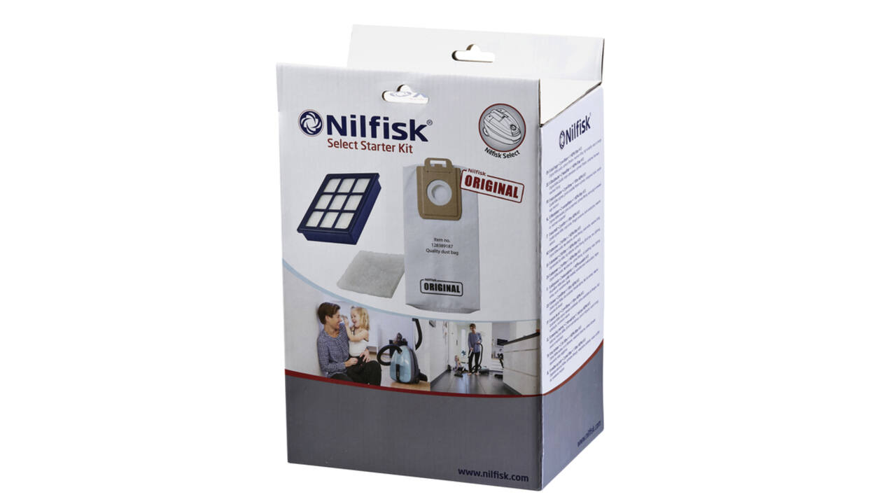 Stofzuigerzak Nilfisk Select starterkit 4 stuks
