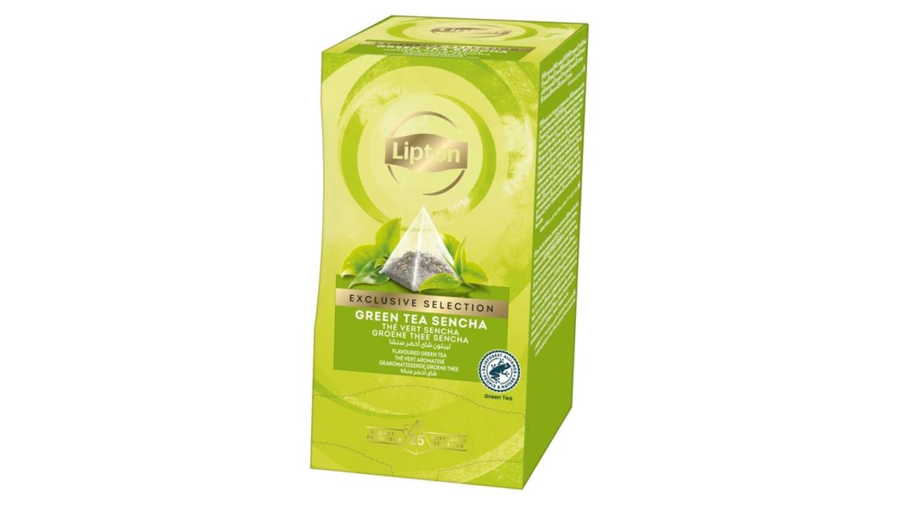 Thee Lipton Exclusive groene thee sencha 25x2gr
