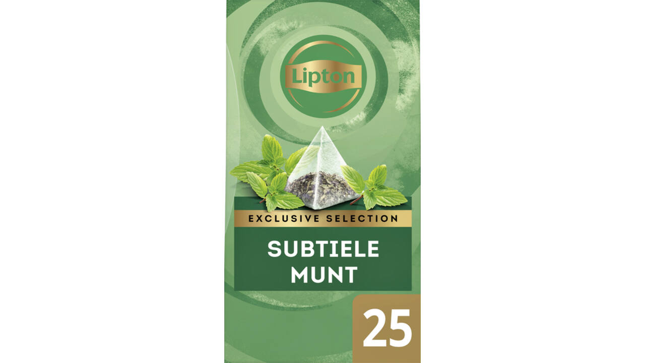 Thee Lipton Exclusive subtiele munt 25x2gr