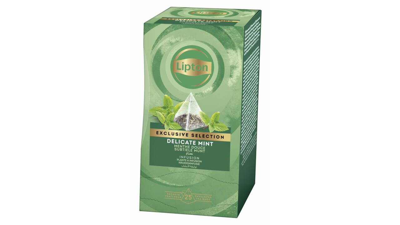 Thee Lipton Exclusive subtiele munt 25x2gr