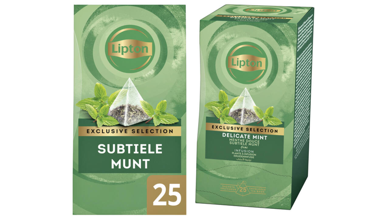 Thee Lipton Exclusive subtiele munt 25x2gr