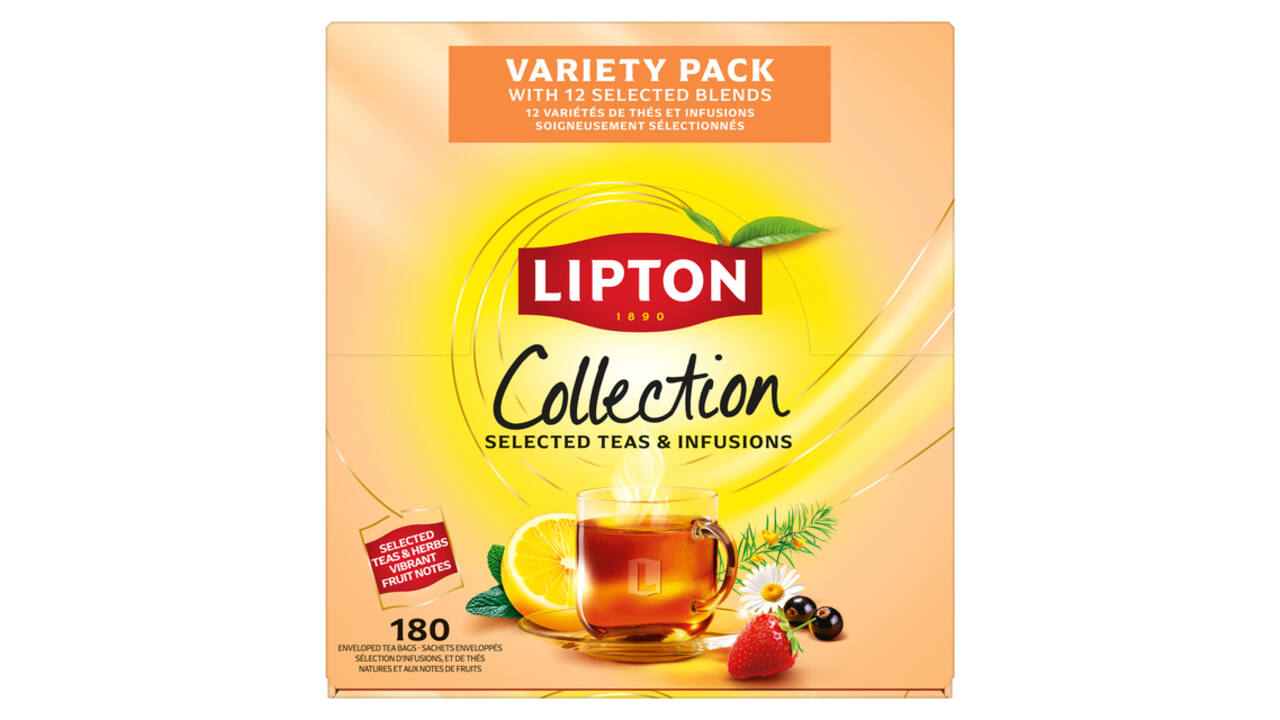 Thee Lipton assortimentsbox 12x15stuks
