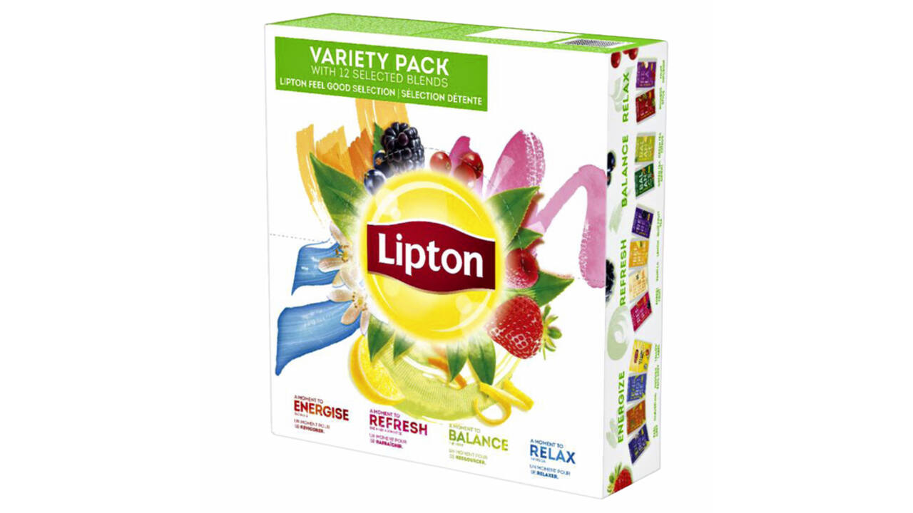 Thee Lipton assortimentsbox 12x15stuks
