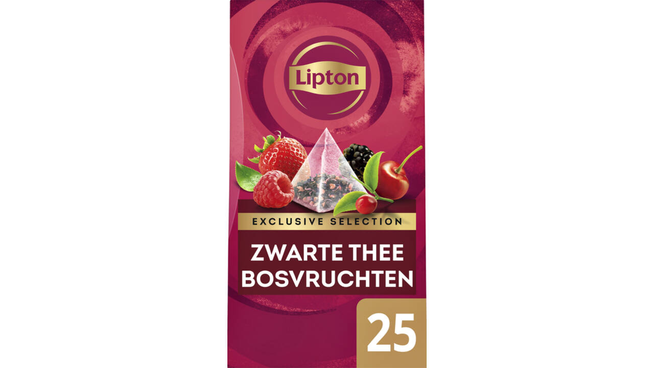 Thee Lipton Exclusive bosvruchten 25x2gr