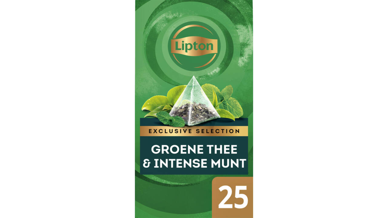 Thee Lipton Exclusive groene thee munt 25x2gr