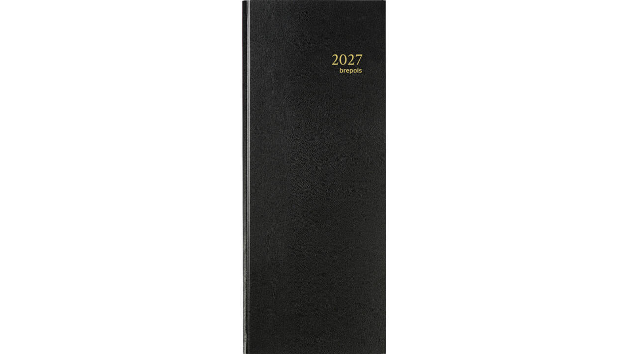 Agenda 2027 Brepols Saturnus Lima 1dag/1pagina zwart