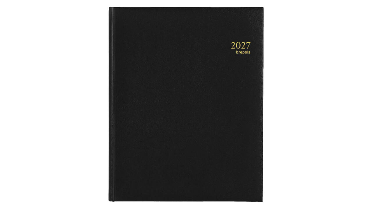 Agenda 2027 Brepols Concorde Lima 7dagen/2pagina's zwart