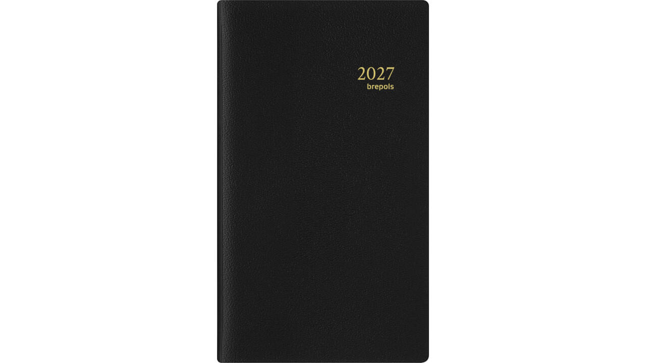 Agenda 2027 Brepols Breplan Genova 7dagen/1pagina zwart